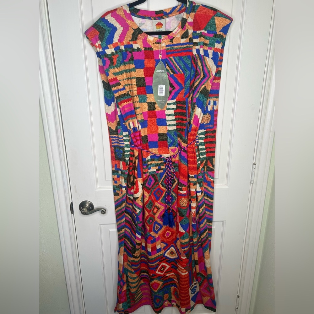 FARM Rio Multicolor Geometric Dress - Picture 5 of 14